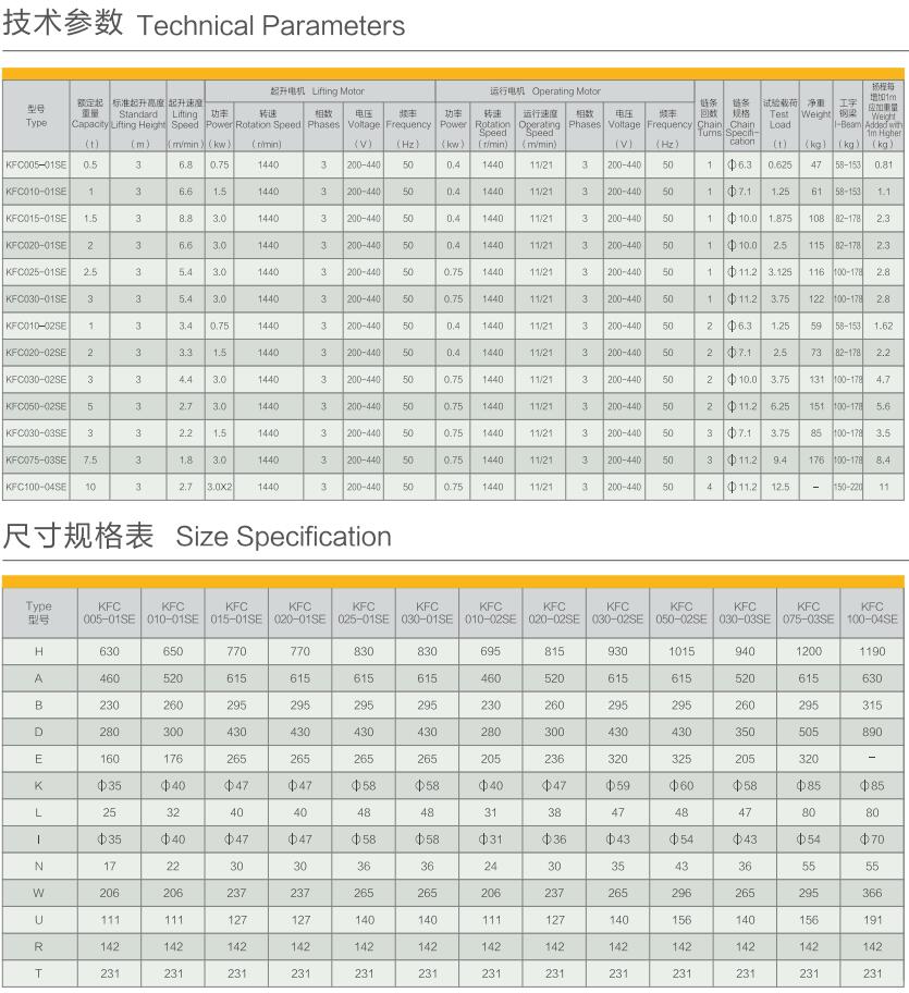 电动小车式电动葫芦单速