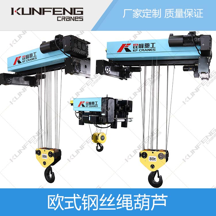 欧式钢丝绳电动葫芦